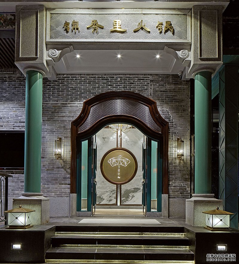 杭州錦繡人家火鍋店裝修設計實景案例