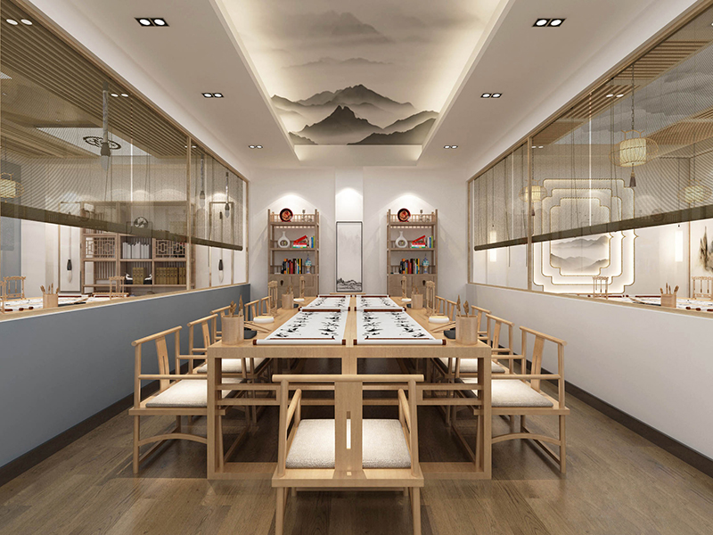 杭州明德學(xué)堂國學(xué)館裝修設(shè)計案例
