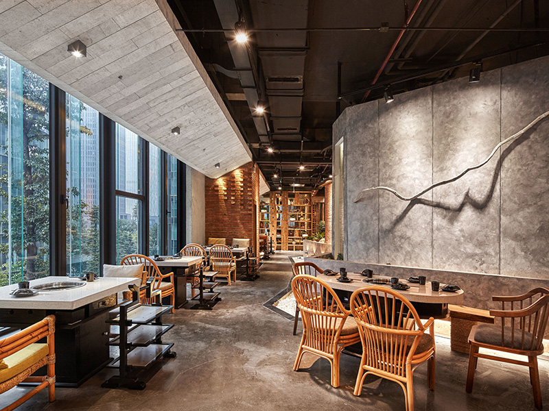 辣老三重慶老火鍋裝修設(shè)計(jì)案例