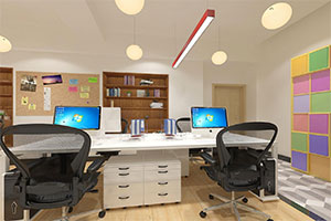 150方辦公室裝修設計案例