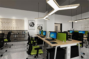 現代簡約800方辦公室設計裝修全景圖