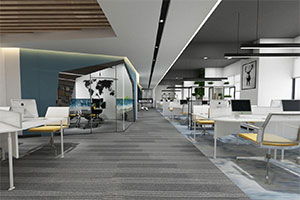 電子科技公司辦公室裝修設(shè)計(jì)全景