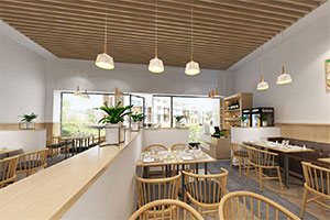 小型餐飲店裝修設(shè)計(jì)全景效果圖