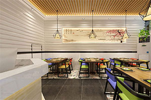 80方小型餐飲店裝修設(shè)計全景案例