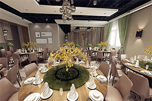 豪華餐飲空間裝修設計全景案例