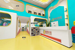 幼兒培訓機構裝修設計全景圖